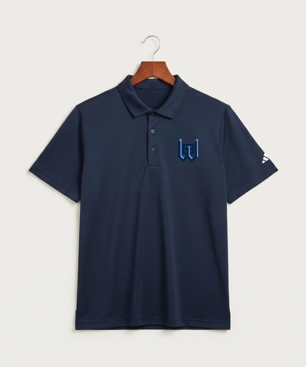 West Bend West High School Football - Navy Polo - Left Chest