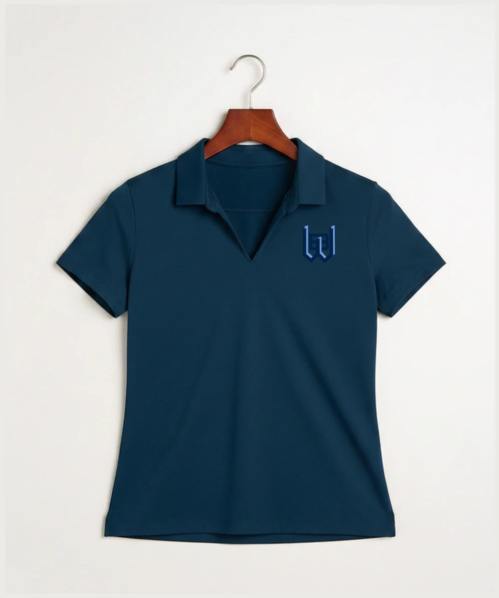 West Bend West High School Football - Navy Polo - Left Chest
