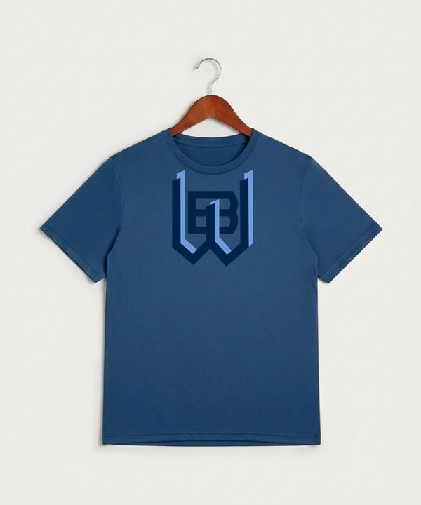 West Bend West High School Football - True Royal Heather Sport-Tek PosiCharge Competitor Tee. ST350
