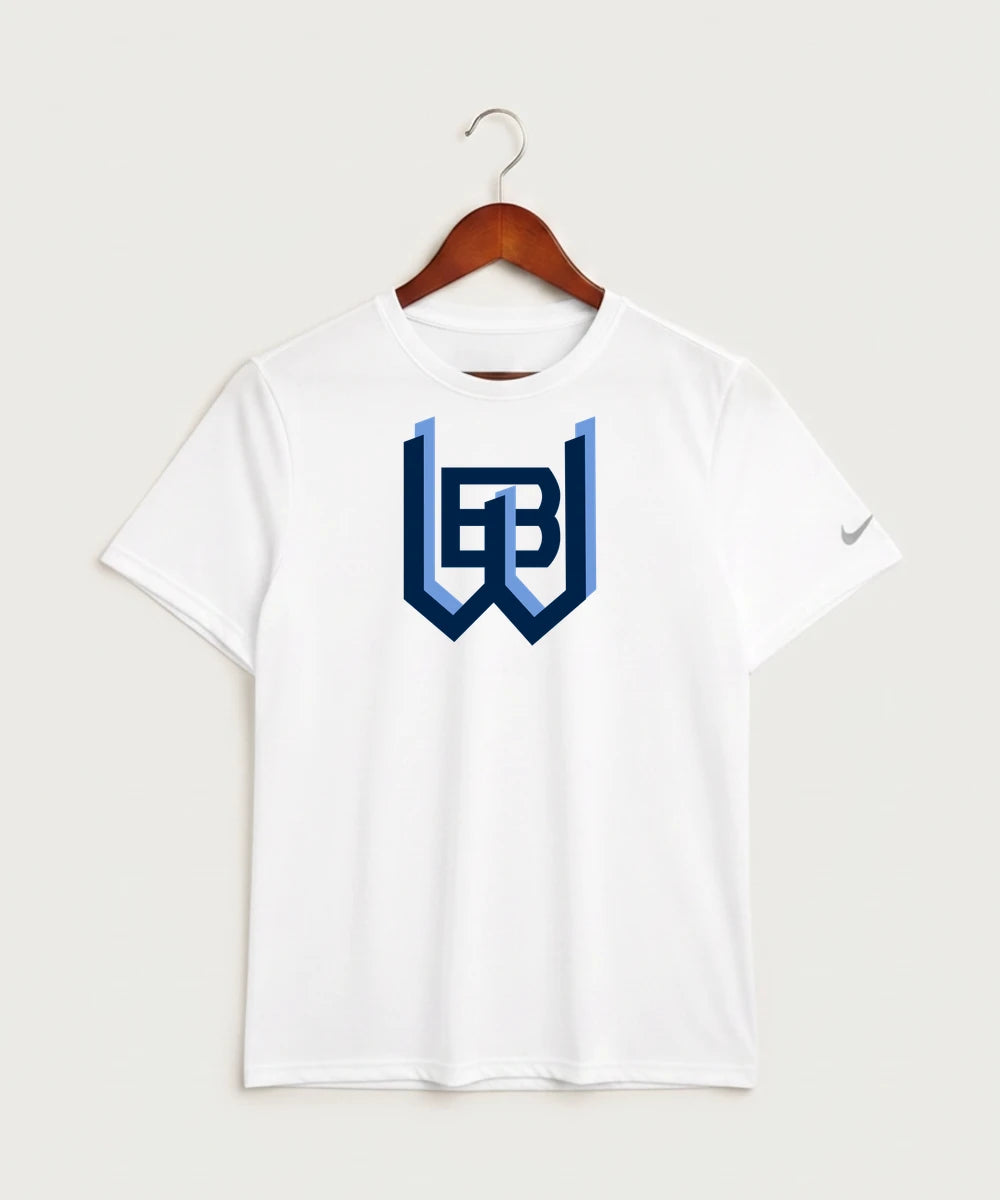 West Bend West High School Football - White Nike Swoosh Sleeve rLegend Tee NKDX8730