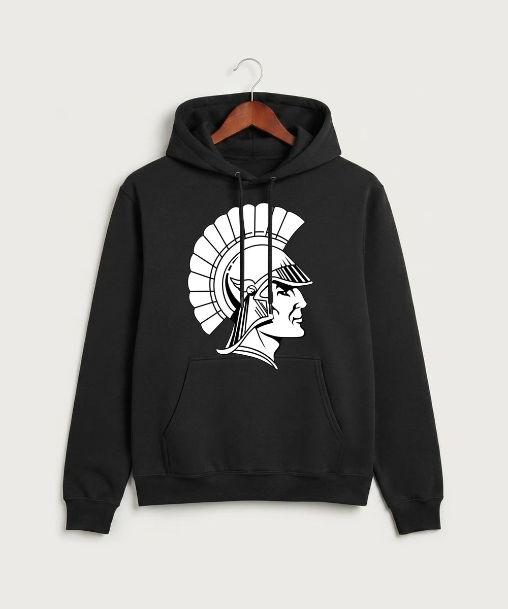 GF E2E Test 10 Player Packs - Jet Black Port & Co Core Fleece Pullover Hooded Sweatshirt. PC78H