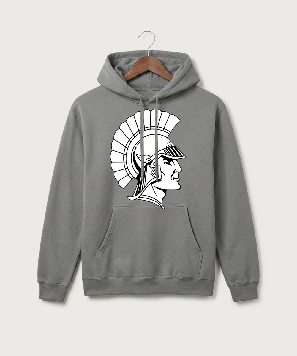 GF E2E Test 10 Player Packs - Medium Grey Port & Co Core Fleece Pullover Hooded Sweatshirt. PC78H