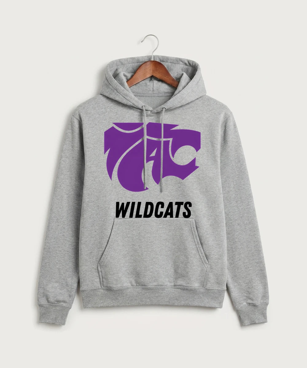 Axtell High School Basketball (Girls) Team Store - Athletic Heather Port & Co Core Fleece Pullover Hooded Sweatshirt. PC78H