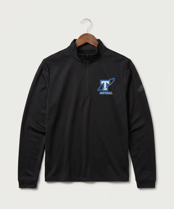 Papillion La Vista South Titan Softball Team Store - Black Men's Ultimate365 Lightweight Quarter-Zip Pullover