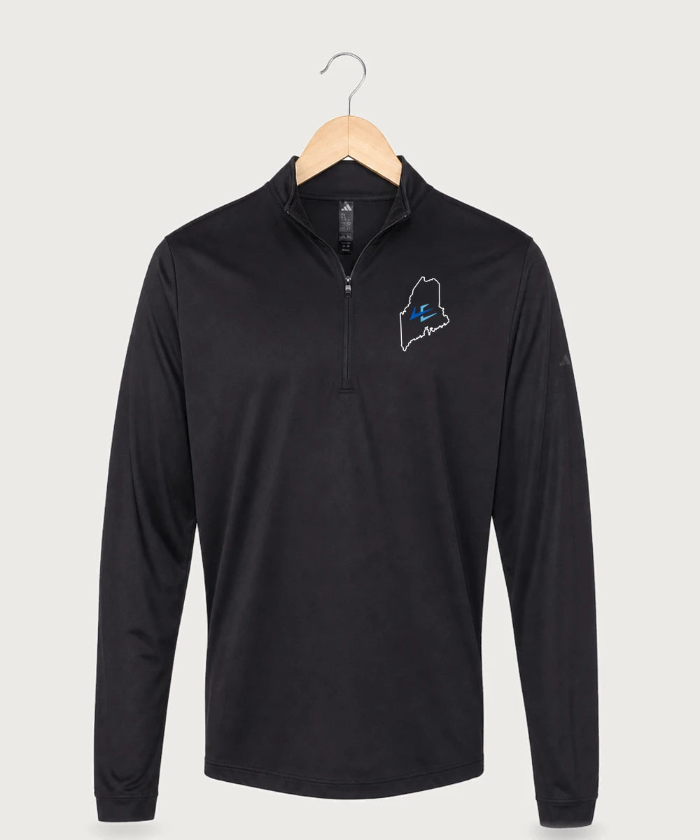 Leading Edge Maine Team Store - Black Men's Ultimate365 Lightweight Quarter-Zip Pullover