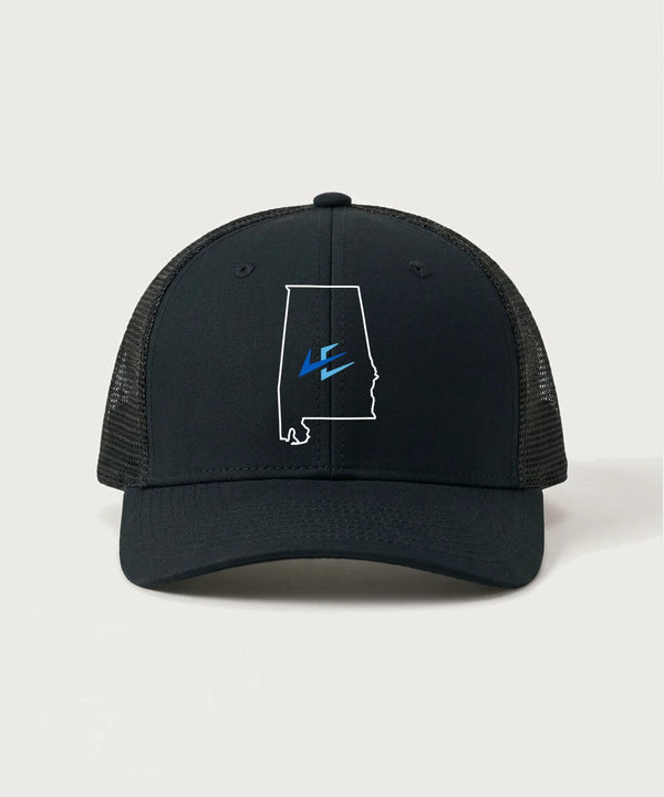 Leading Edge Alabama Team Store - Black/ Black Sport-Tek Club Trucker Cap STC46