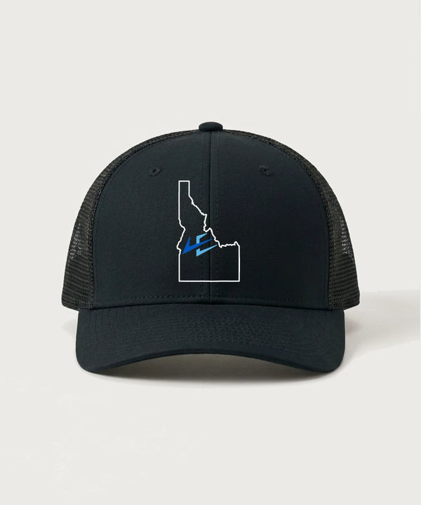 Leading Edge Idaho Team Store - Black/ Black Sport-Tek Club Trucker Cap STC46