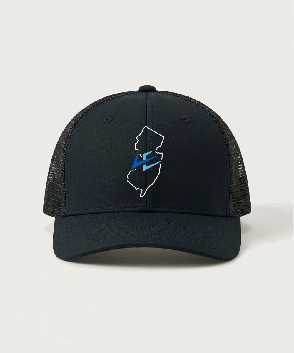 Leading Edge New Jersey Team Store - Black/ Black Sport-Tek Club Trucker Cap STC46