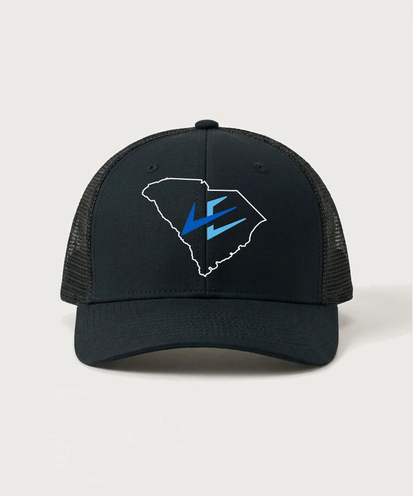 Leading Edge South Carolina Team Store - Black/ Black Sport-Tek Club Trucker Cap STC46