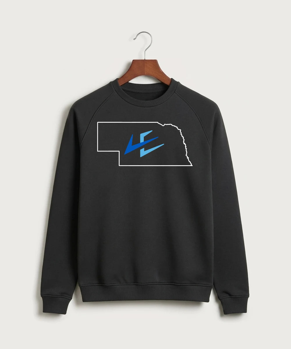 Leading Edge Nebraska Team Store - Black Crewneck