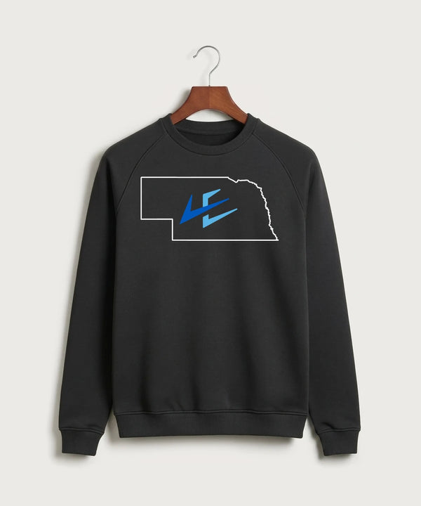 Leading Edge Nebraska Team Store - Black Crewneck