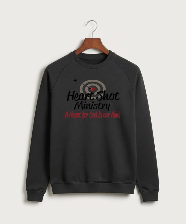 Heart Shot Ministry Archery Team Store - Black Crewneck