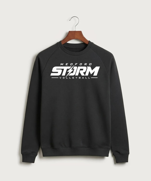 Medford Storm High School Volleyball Team Store - Black Crewneck