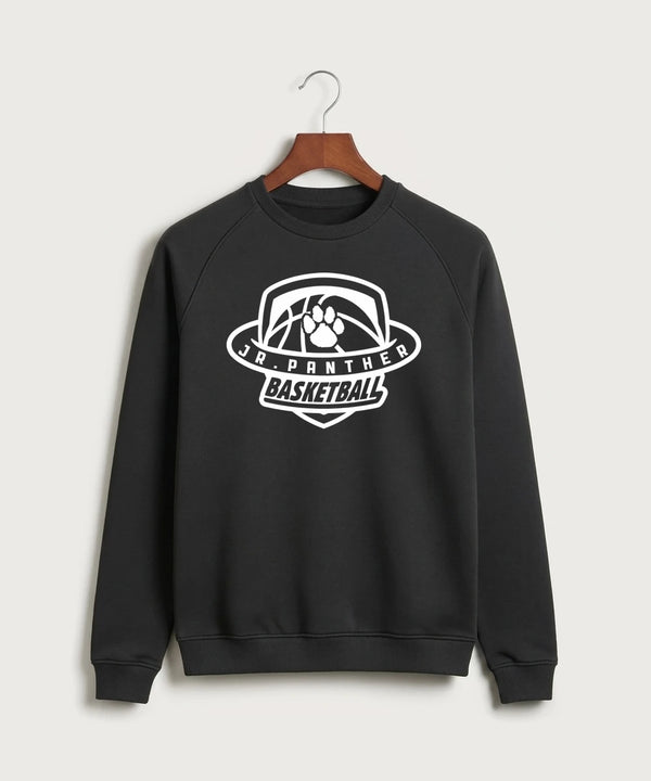 Jr Panther Basketball - Black Crewneck