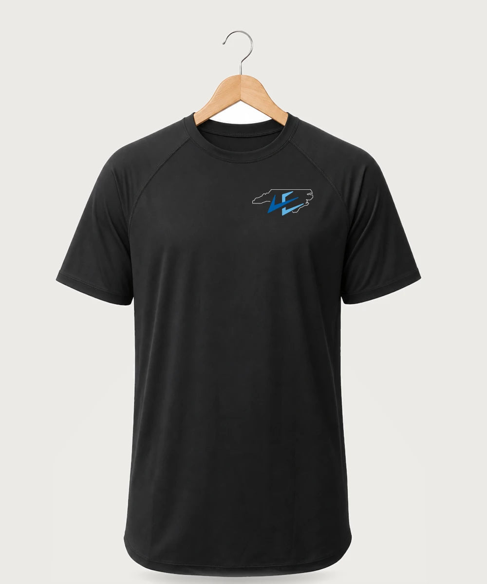 Leading Edge North Carolina Team Store - Black Tee - Left Chest