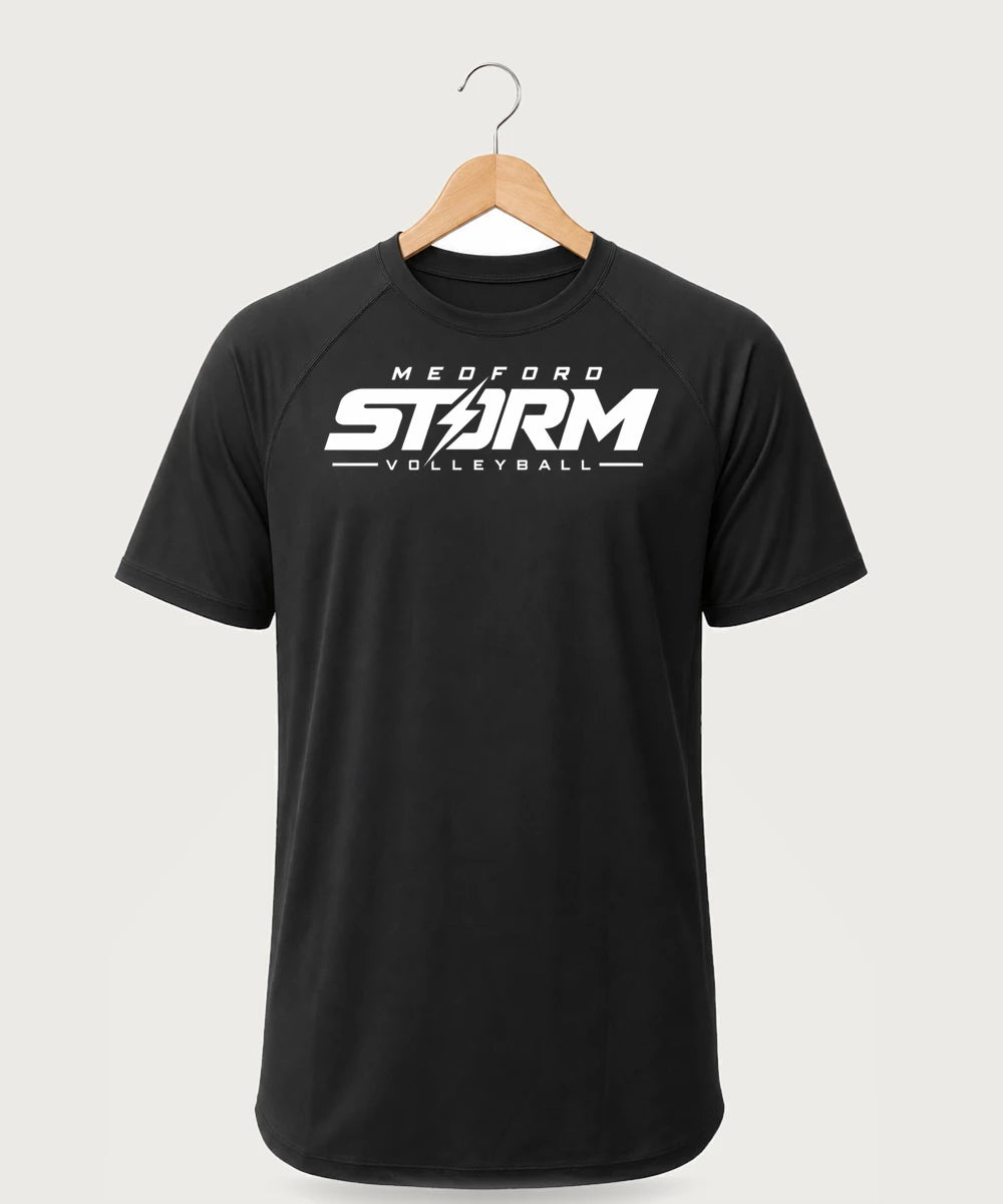 Medford Storm High School Volleyball Team Store - Black Tee