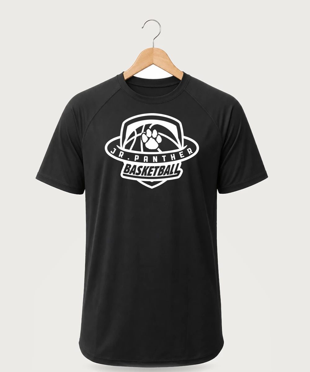Jr Panther Basketball - Black Tee