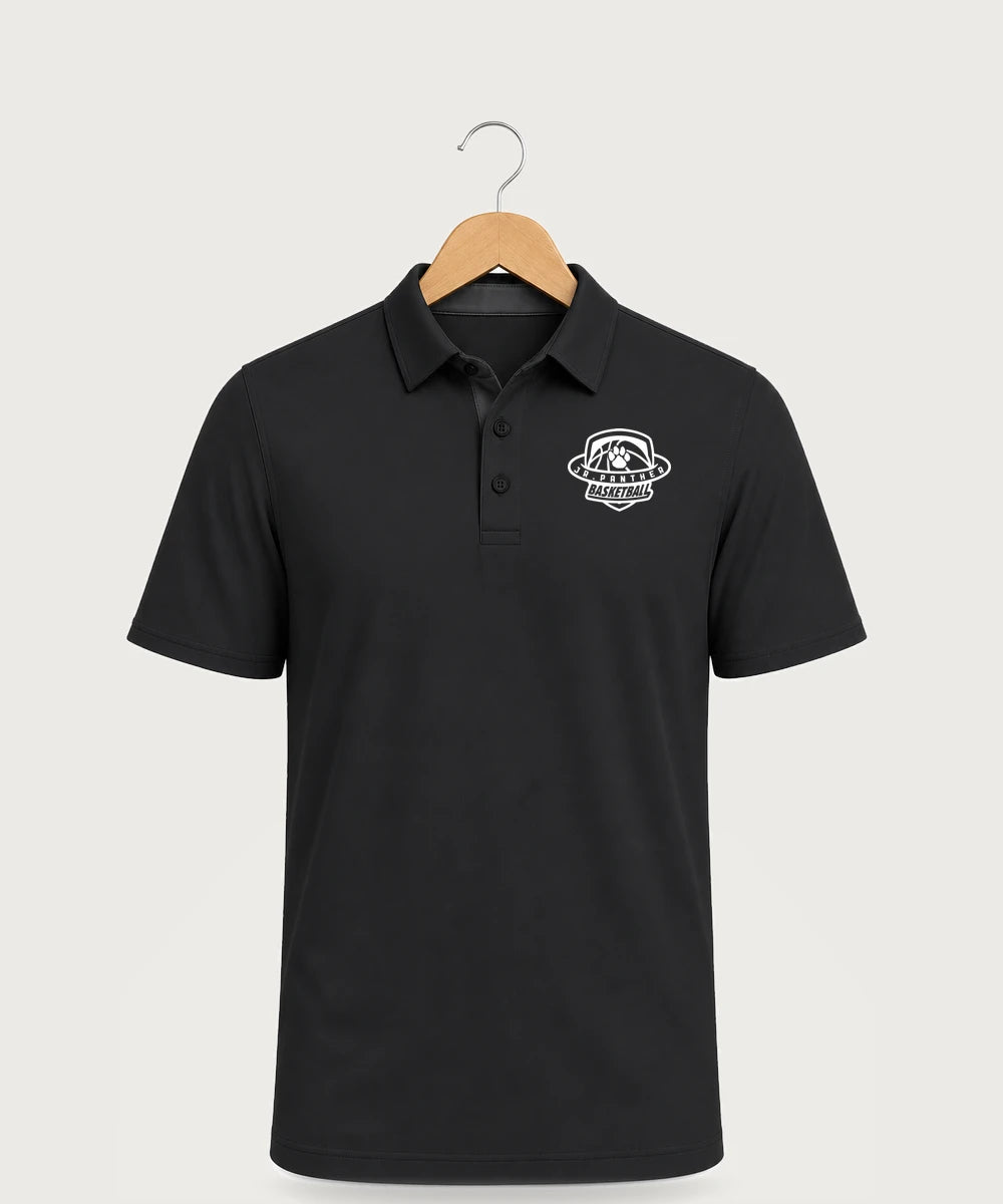 Jr Panther Basketball - Black Polo