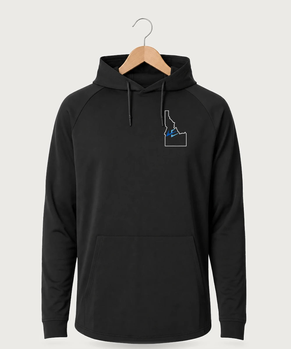 Leading Edge Idaho Team Store - Black Hoodie - Left Chest