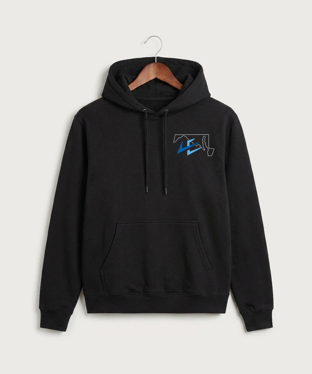Leading Edge Maryland Team Store - Black Hoodie Value - Left Chest
