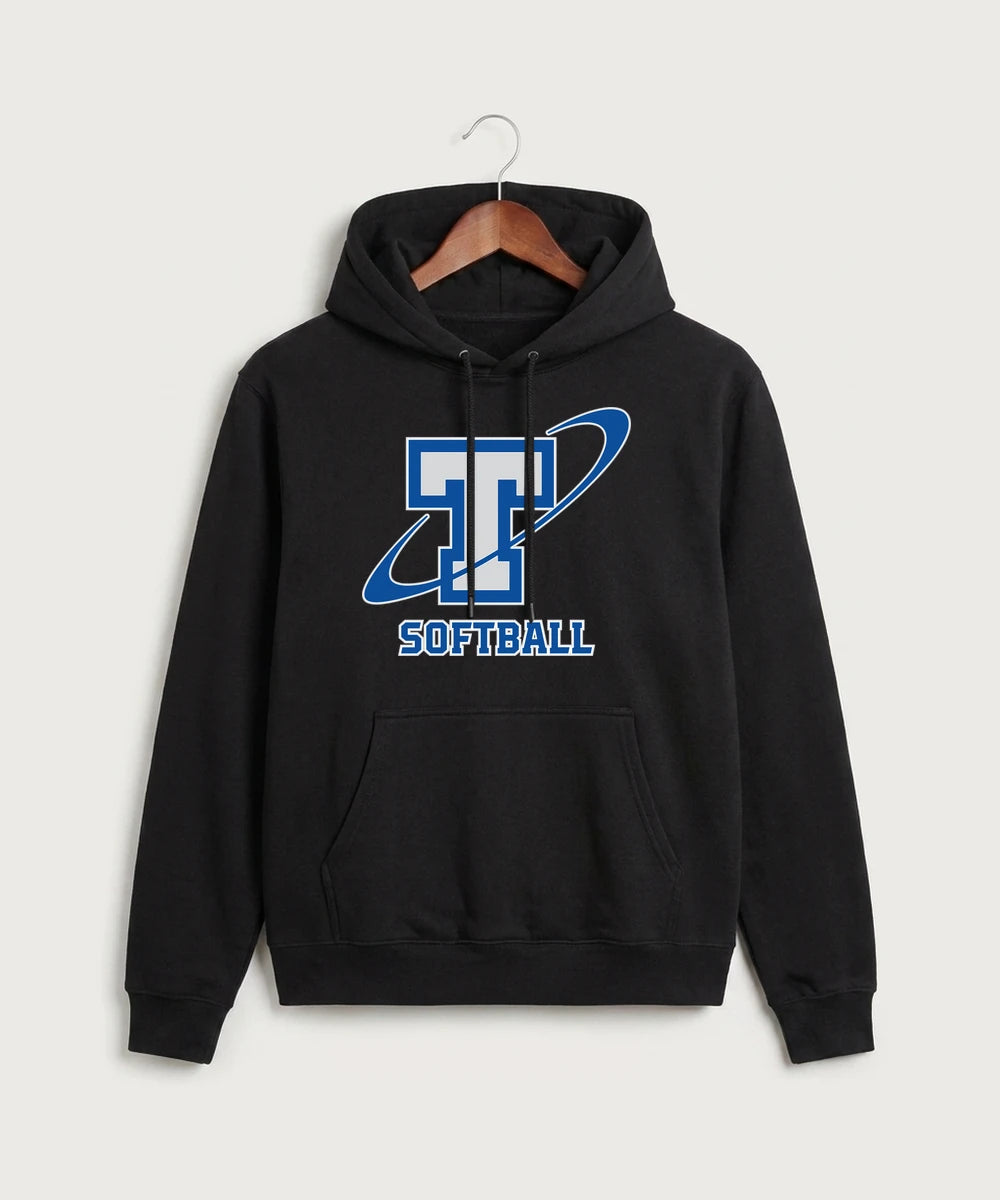 Papillion La Vista South Titan Softball Team Store - Black Hoodie Value