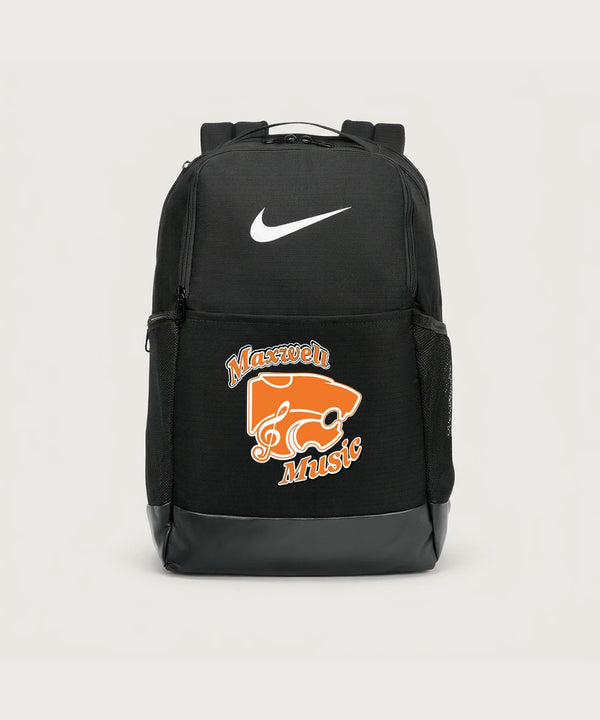 Maxwell High School Music (Instrumental) Team Store - Black Nike Brasilia Medium Backpack NKDH7709