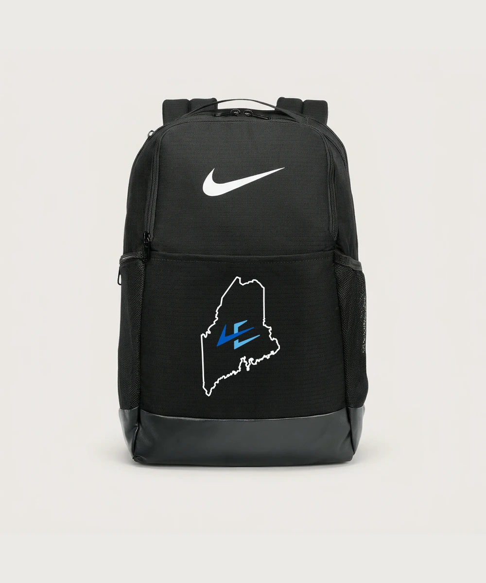 Leading Edge Maine Team Store - Black Nike Brasilia Medium Backpack NKDH7709