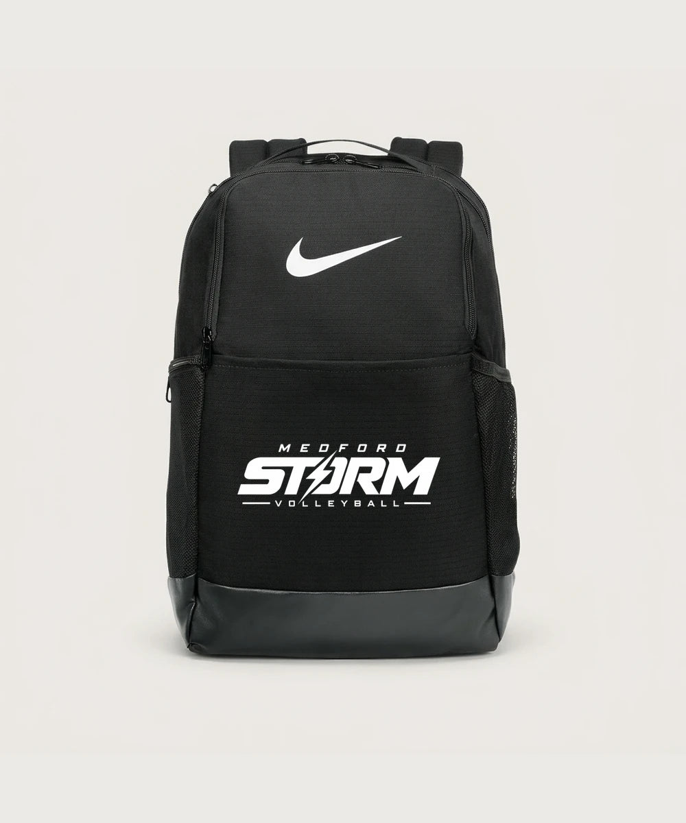Medford Storm High School Volleyball Team Store - Black Nike Brasilia Medium Backpack NKDH7709