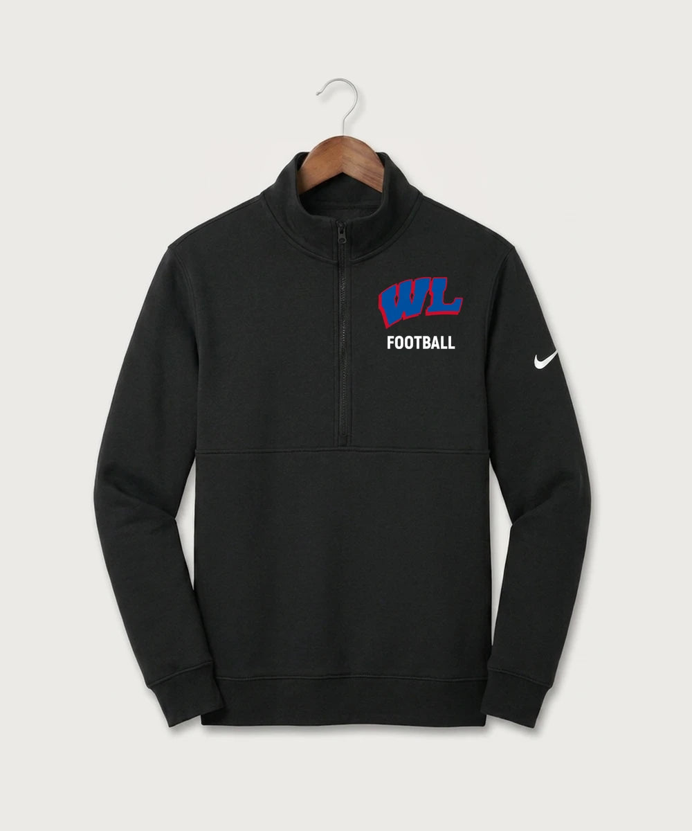Codex Team Store E2E Cancel 20260921 - Black Nike Club Fleece Sleeve Swoosh 1/2-Zip NKDX6718