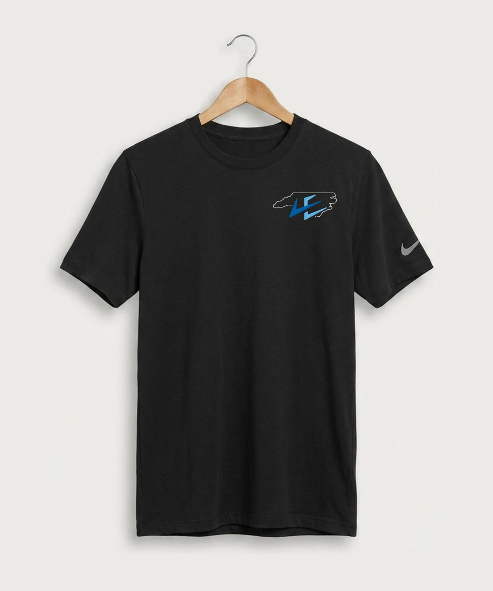 Leading Edge North Carolina Team Store - Black Nike Swoosh Sleeve rLegend Tee NKDX8730