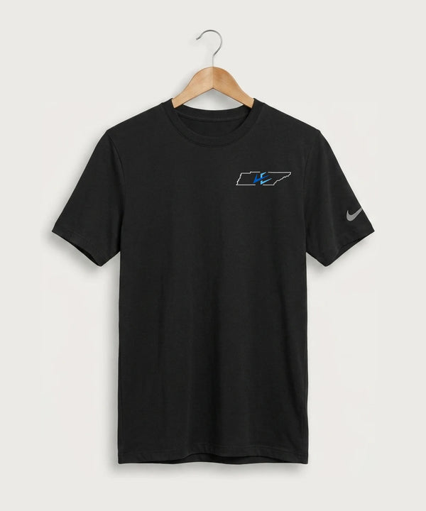 Leading Edge Tennessee Team Store - Black Nike Swoosh Sleeve rLegend Tee NKDX8730