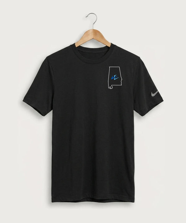 Leading Edge Alabama Team Store - Black Nike Swoosh Sleeve rLegend Tee NKDX8730