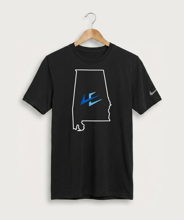 Leading Edge Alabama Team Store - Black Nike Swoosh Sleeve rLegend Tee NKDX8730