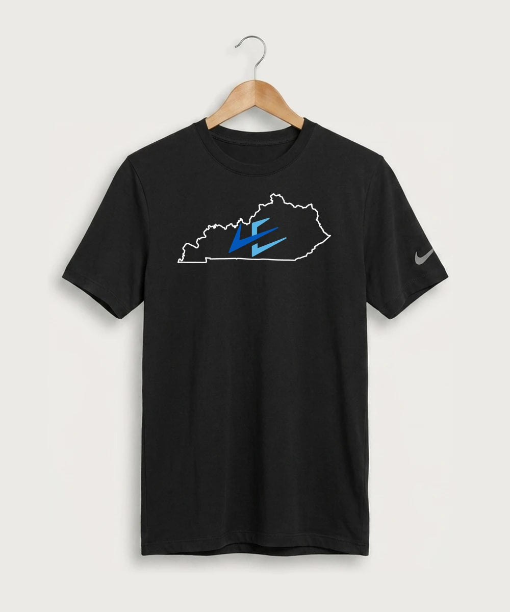 Leading Edge Kentucky Team Store - Black Nike Swoosh Sleeve rLegend Tee NKDX8730