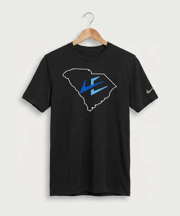 Leading Edge South Carolina Team Store - Black Nike Swoosh Sleeve rLegend Tee NKDX8730