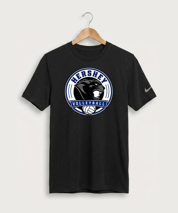 Hershey High School Volleyball Team Store - Black Nike Swoosh Sleeve rLegend Tee NKDX8730