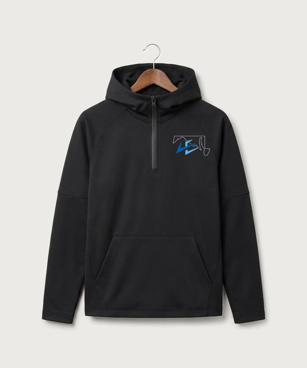 Leading Edge Maryland Team Store - Black Phantom Hoodie - Left Chest