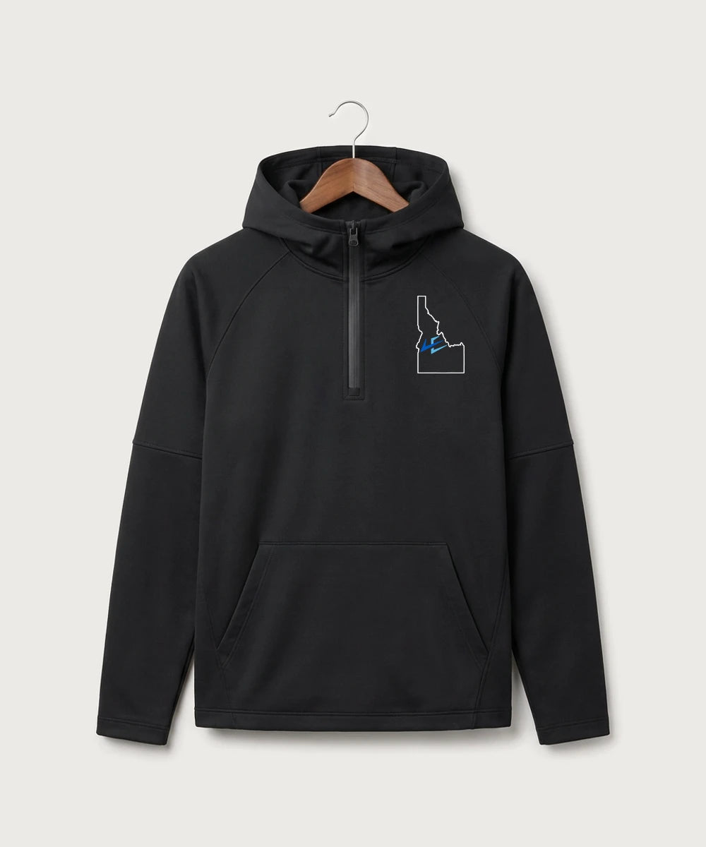 Leading Edge Idaho Team Store - Black Phantom Hoodie - Left Chest