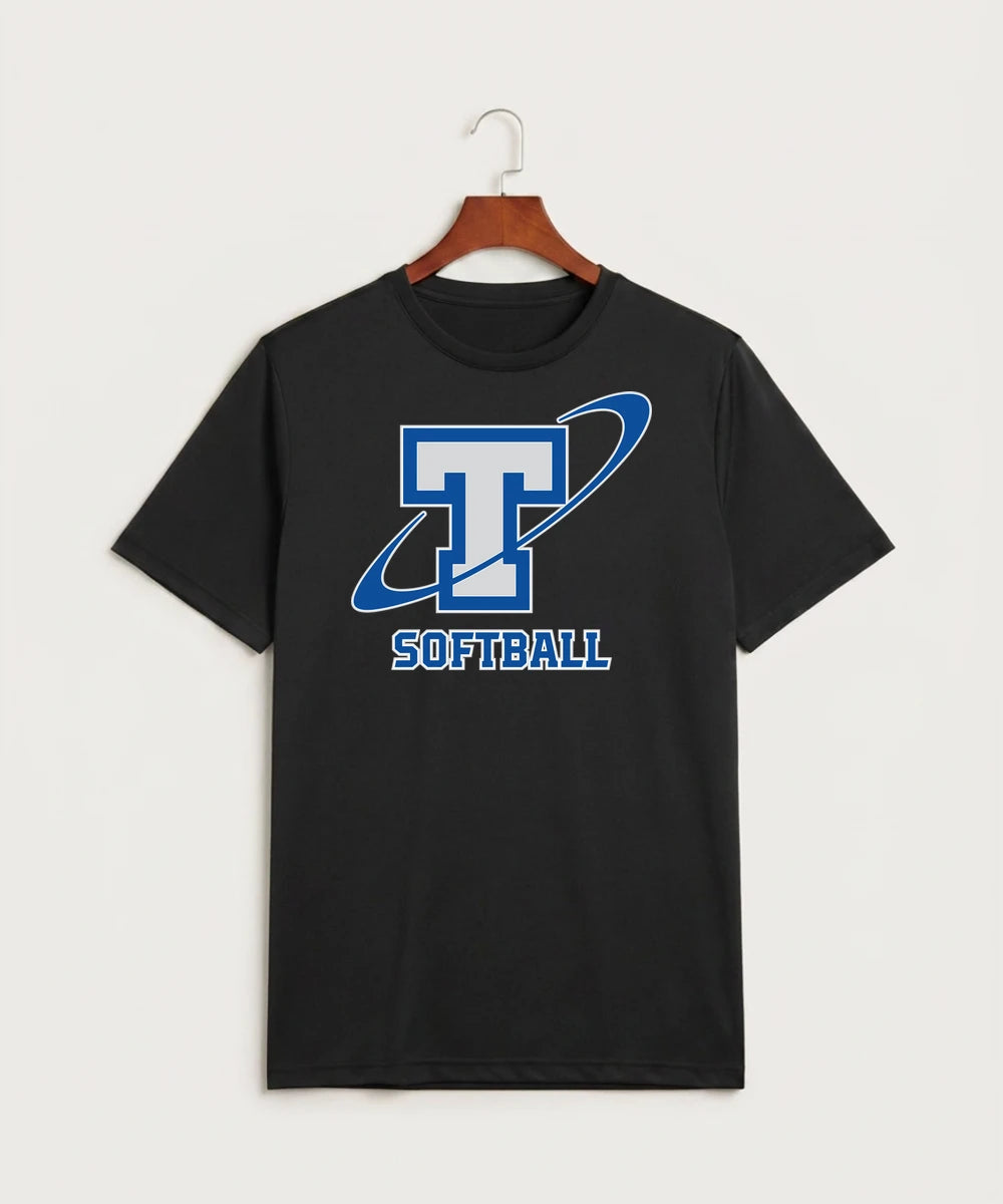 Papillion La Vista South Titan Softball Team Store - Black Sport-Tek PosiCharge Competitor Tee. ST350