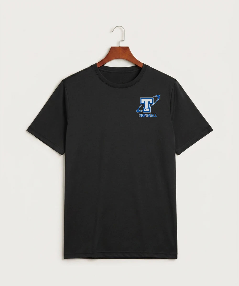 Papillion La Vista South Titan Softball Team Store - Black Sport-Tek PosiCharge Competitor Tee. ST350