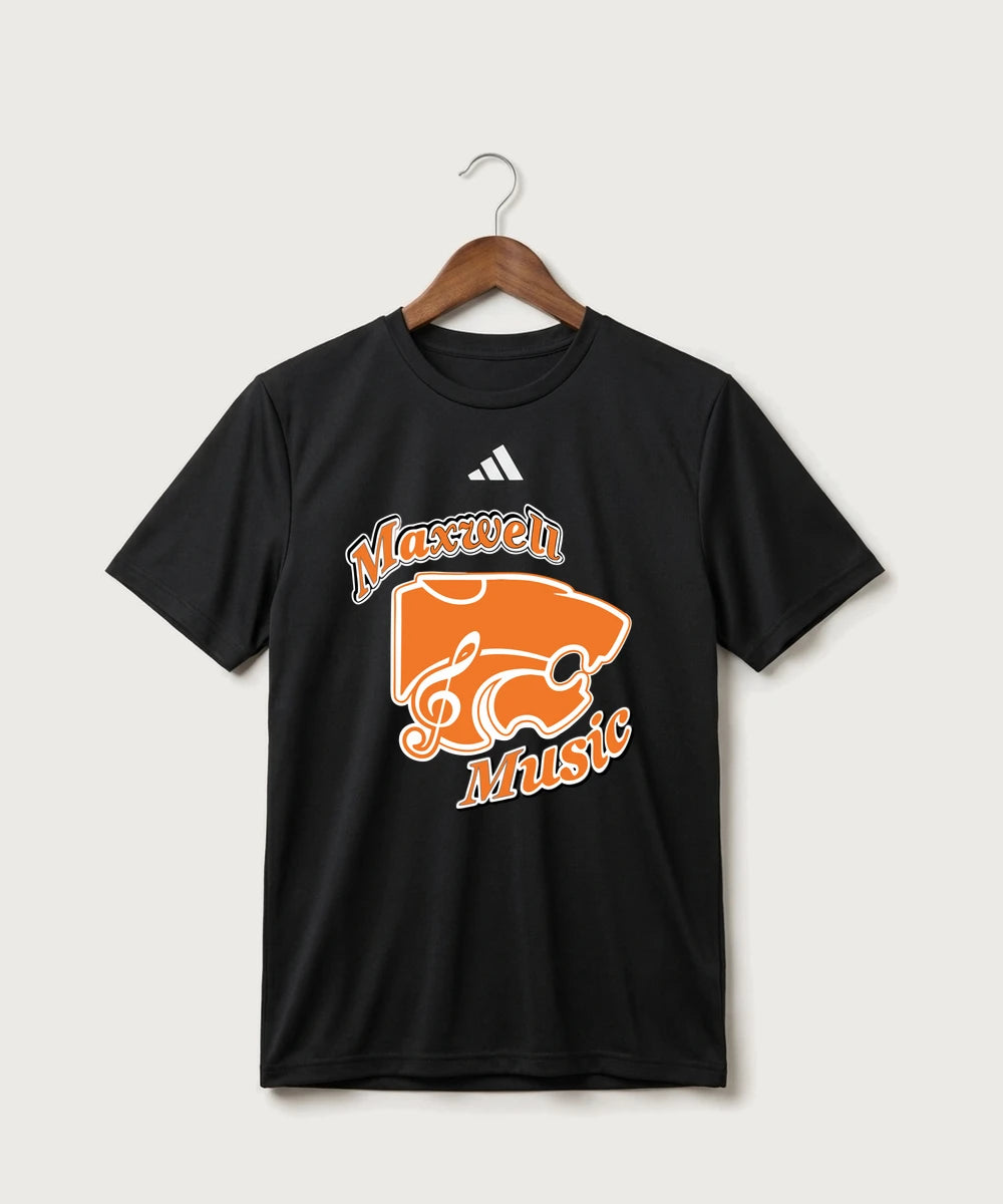 Maxwell High School Music (Instrumental) Team Store - Black/ White Men's Pregame T-Shirt