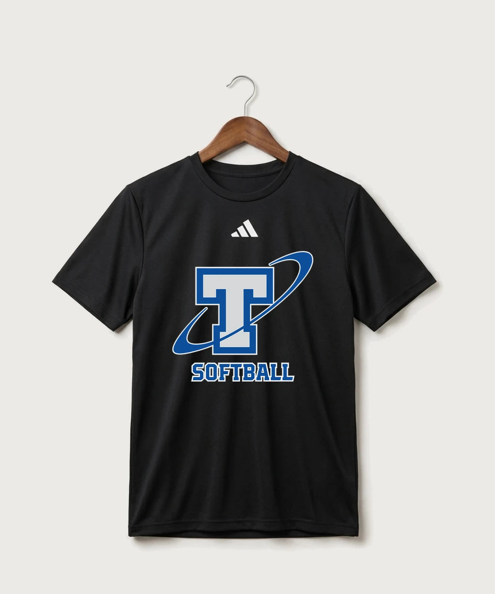 Papillion La Vista South Titan Softball Team Store - Black/ White Men's Pregame T-Shirt