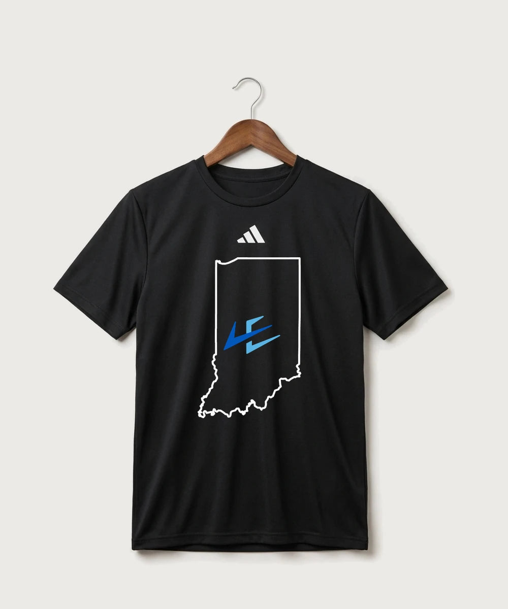 Leading Edge Indiana Team Store - Black/ White Men's Pregame T-Shirt