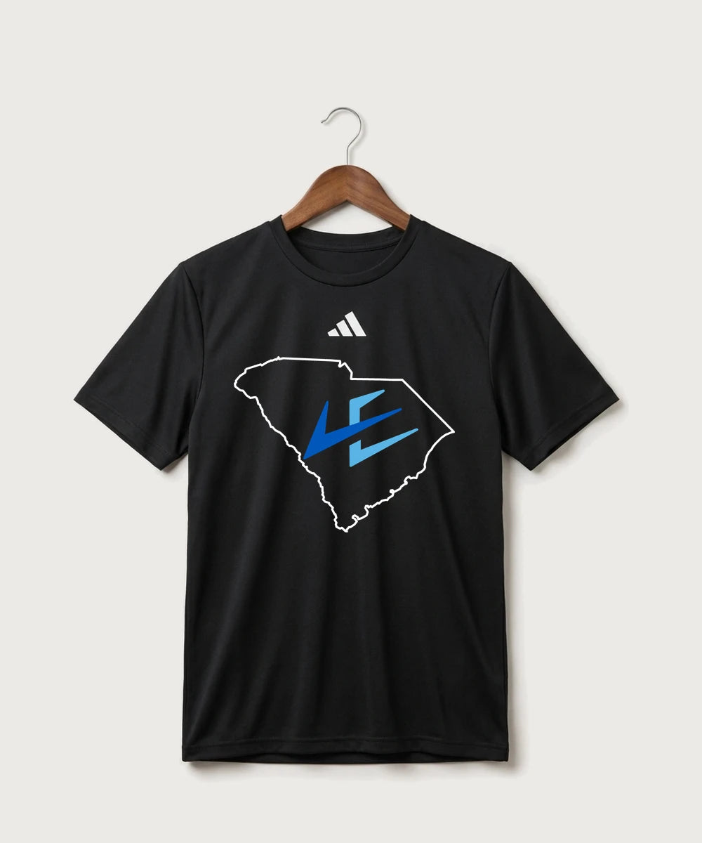 Leading Edge South Carolina Team Store - Black/ White Men's Pregame T-Shirt