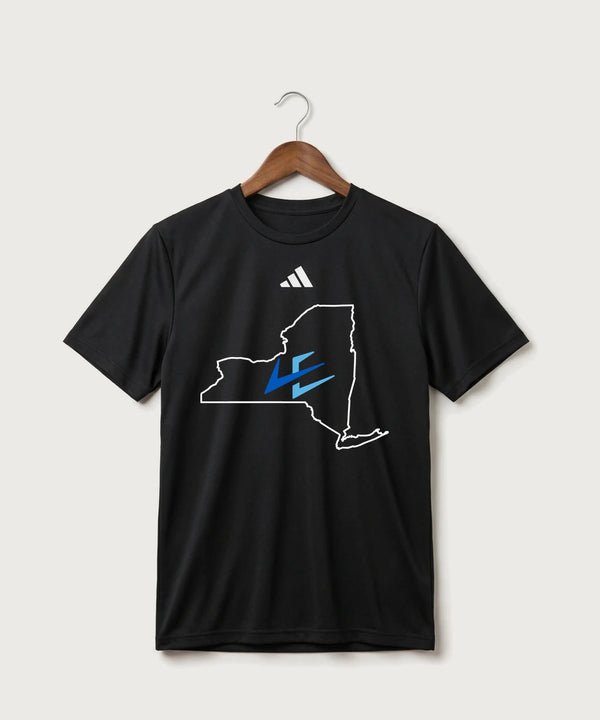 Leading Edge New York Team Store - Black/ White Men's Pregame T-Shirt