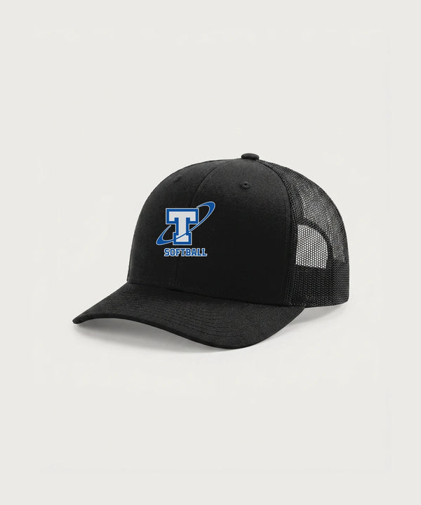 Papillion La Vista South Titan Softball Team Store - Black Hat - Full Front