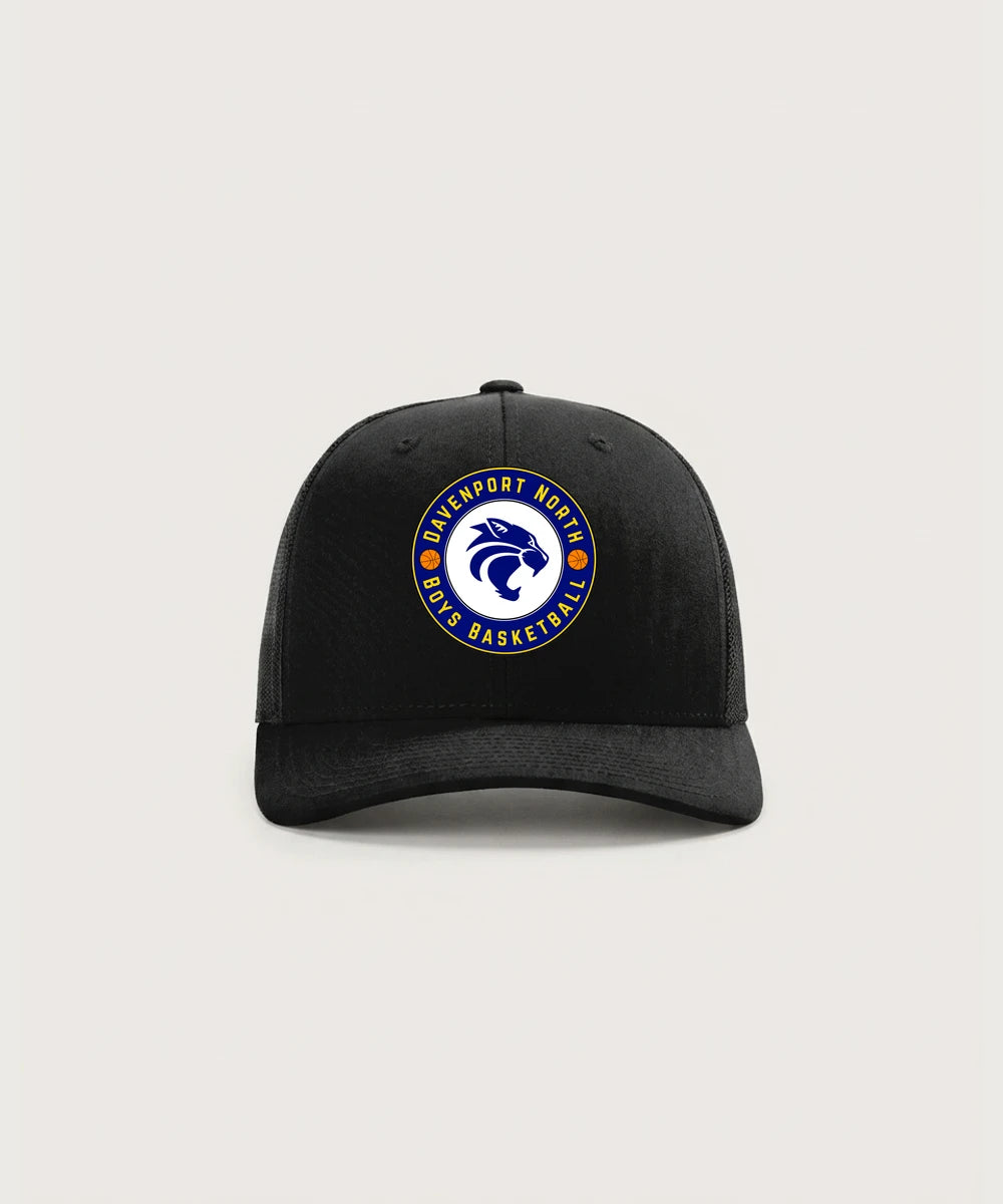 Davenport North High School Basketball Team Store - Black Hat
