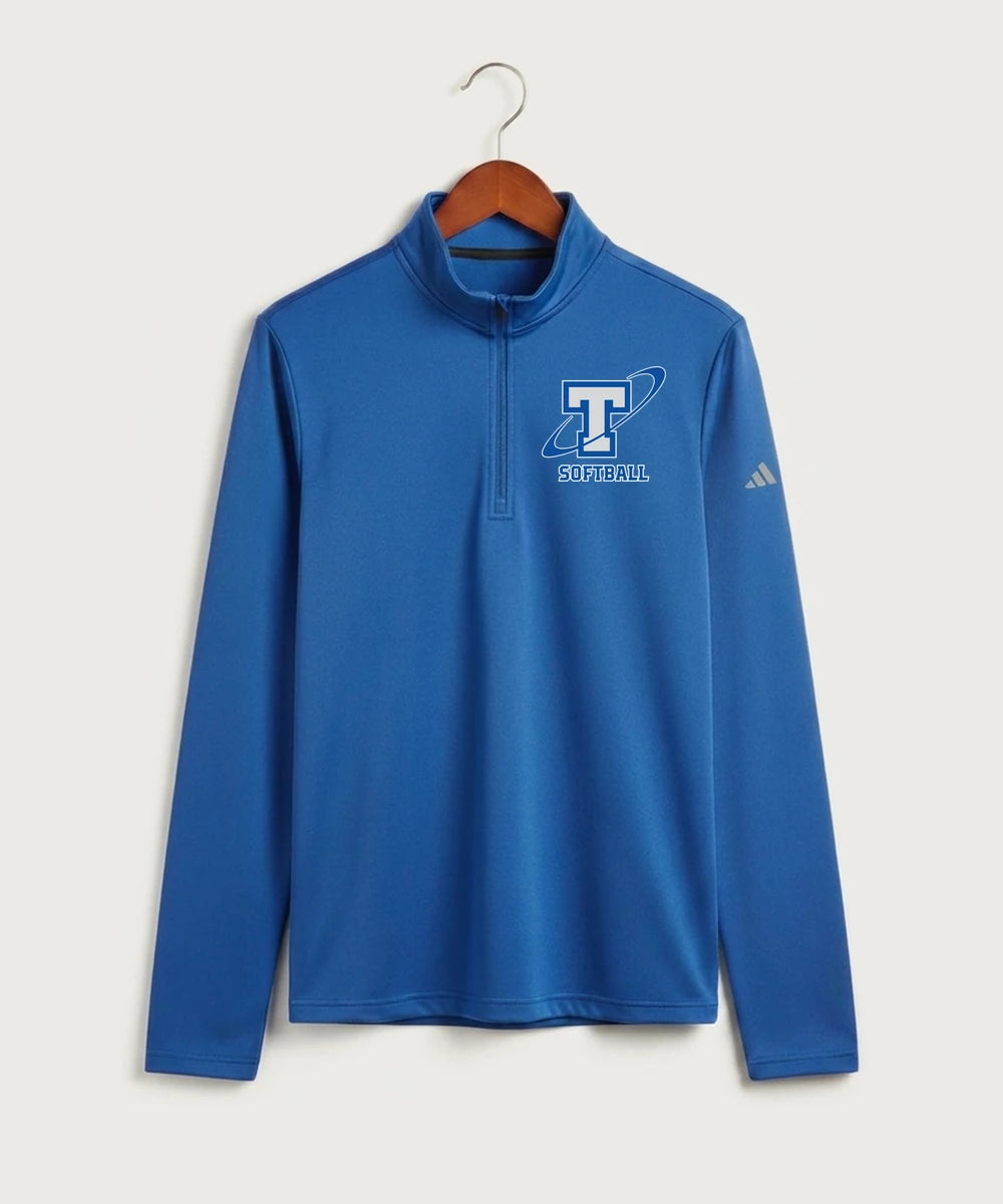 Papillion La Vista South Titan Softball Team Store - Collegiate Royal Men's Ultimate365 Lightweight Quarter-Zip Pullover