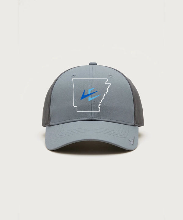 Leading Edge Arkansas Team Store - Cool Grey/ Dark Grey Nike Dri-FIT Legacy Cap NKFB6447
