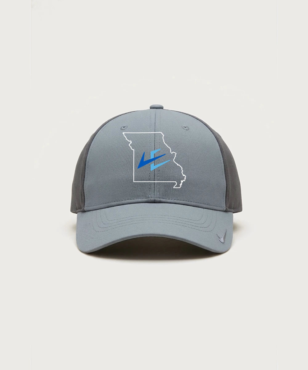 Leading Edge Missouri Team Store - Cool Grey/ Dark Grey Nike Dri-FIT Legacy Cap NKFB6447